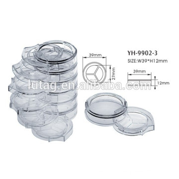 Transparent Cosmetic Blush Containers